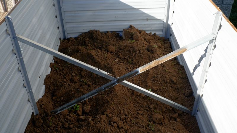 Strend Pro Garden Blumenbeet, 200x100x77cm, 3D-Design Holz, Metall, erhöht