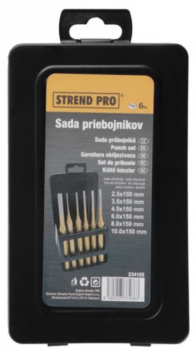 Set luknjačev Strend Pro GP006D16, 6 kosov
