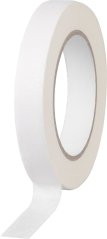Tape Strend Pro, 19 mm, L-50 m, Krepp, festés, maszkolás, ragasztó, fehér