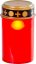 Świeca MagicHome TG-10, ze świecą LED, do grobu, czerwona, 12 cm, część opakowania 2xAA
