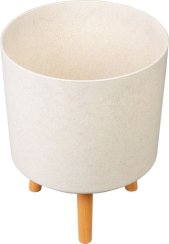 Kvetináč Strend pro, farba White Weath Finish, 30x30x37 cm