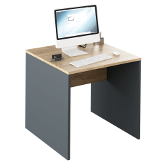 Schreibtisch, Graphit/Eiche Artisan, RIOMA NEW TYPE 17