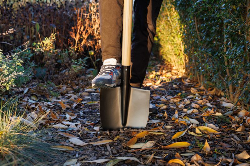 Spaten S5179 spitz, WoodHand, Holzstiel D