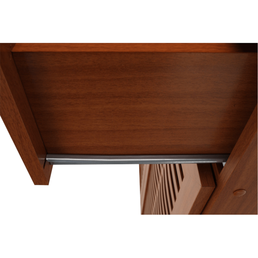 Schuhregal, laminiertes MDF, amerikanische Kirsche, FP 03