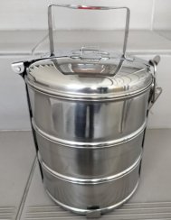 Obedár 16cm 3dielny, nerez