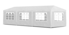 Záhradný komerčný pavilón, 3x9 m, 8 stien, biely, MultiGarden