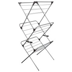 Uscător de rufe vertical, 3 niveluri, 15 metri spațiu de uscare, ModernHome