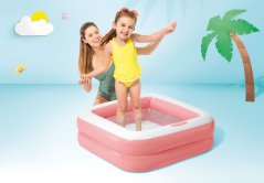 Felfújható gyermek pancsoló medence 57100 Világos rózsaszín - INTEX