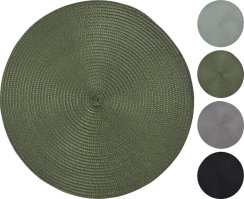 Prestieranie tkané 38cm okrúhle, mix farieb