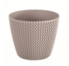 Blumentopf UH o190mm SPLOFY mocca Höhe 158mm KLC