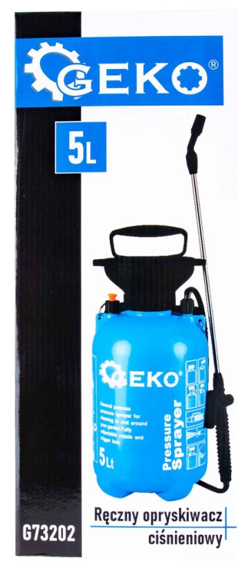Manueller Drucksprüher 5 Liter, GEKO