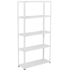 Regál kovový biely 175x90x30cm