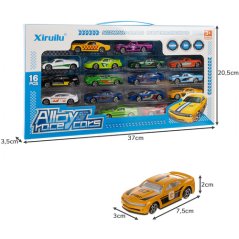 Farebné autá/rezorky 1:64 - 16ks 26319