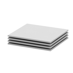 Regale 4 Stück, weiß, 41,8x51,8, BETTY 2 BE02-013-00