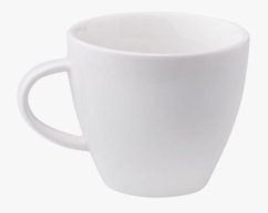 Šalica za kavu bijela 80ml KUBIKO FALA