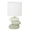Keramička stolna lampa, bijelo/siva, QENNY TYPE 4 AT16275