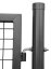 Vrata Strend Pro METALTEC ECO, 1000/1800/50x50 mm, kvadratni okvir, antracit, jednokrilna, vrtna, ZN+PVC, RAL7016