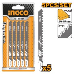 Brzeszczot do wyrzynarki do drewna 100mm INGCO, 5szt. T