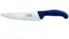 Nož mäsiarsky 8 porcovaci modrý