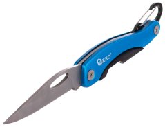 Összecsukható zsebkés karabinerrel, GEKO