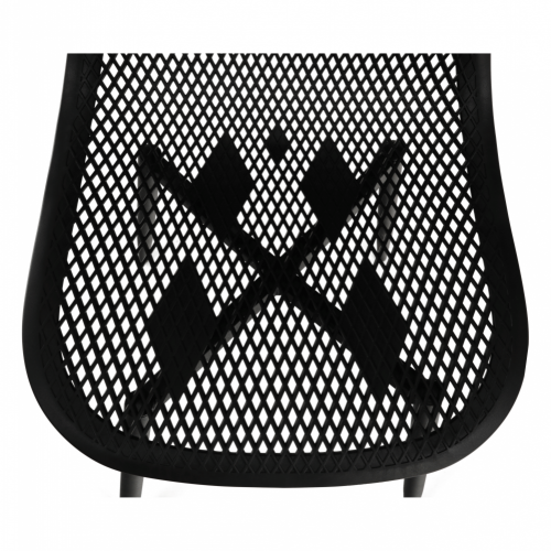 Krzesło do jadalni, czarne, TEGRA TYP 2