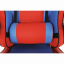 Fotel biurowy/gamingowy, niebieski/czerwony, SPIDEX