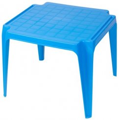 TAVOLO BABY Kék asztal, kék, gyerek 55x50x44 cm