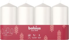 Kerzen Bolsius Stumpenadvent, Weihnachten, weiß, 48/100 mm, Packung. 4 Stk