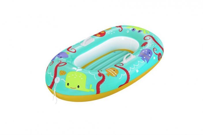 Barcă Bestway® 34009, Happy Crustacean, pentru copii, gonflabilă, 1,19x0,79 m