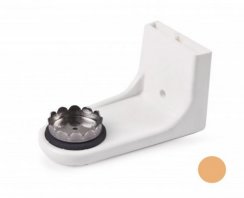 Magnet-Seifenhalter. Aufkleber Weiß/Marmorimitat