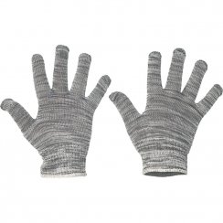 Rękawiczki BULBUL 08/M, nylon/bawełna, Meleer