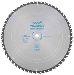 Pílový kotúč s SK plátkami 600x4,0x30 zuby 56 WZ, PILANA