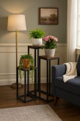 Stojan na kvety 3 police Loft