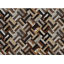 Luksusowy dywanik skórzany, brąz/czarny/beż, patchwork, 140x200, SKÓRA TYP 2