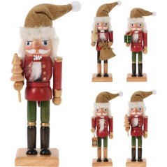 Spărgător de nuci/soldat figură 25 cm mix lemn