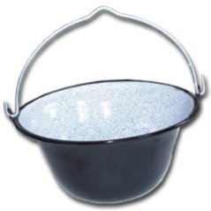 Kessel für Gulasch emailliert 20 lo 46 cm hängend g4 KLC