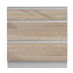 Unterschrank D 80 3, Sonoma-Eiche/Weiß, LINE