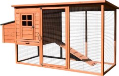 Kurín Strend Pro, pre hydinu, so strechou, 200x75.5x103 cm (akce)