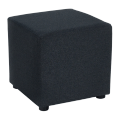 Hocker, Twist-Stoff, dunkelgrau, REGOR