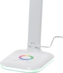 Svetilka Strend Pro, namizna, upravljanje na dotik, zatemnitev, RGB, podnožje z osvetlitvijo, 4 W, bela