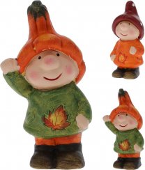 Figurka dziecka stojącego 9,5 cm jesienna mieszanka