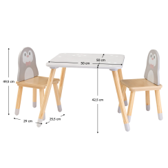 Zestaw dziecięcy 1+2, motyw pingwina, SAVER TYPE 2