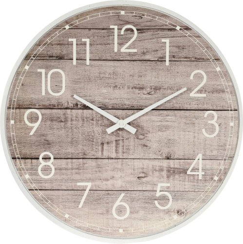 Stenska ura iz MDF lesa s tiskom
