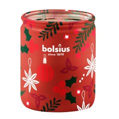 Sviečka Bolsius True Glow, 82x68 mm, jablko/škorica, v skle