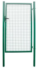 Brána Strend Pro METALTEC ECO, 1000/1500/50x50 mm, zelená, jednokřídlová, zahradní, ZN+PVC, RAL6005