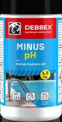 Kemija v bazenu pH MINUS 1,5 kg