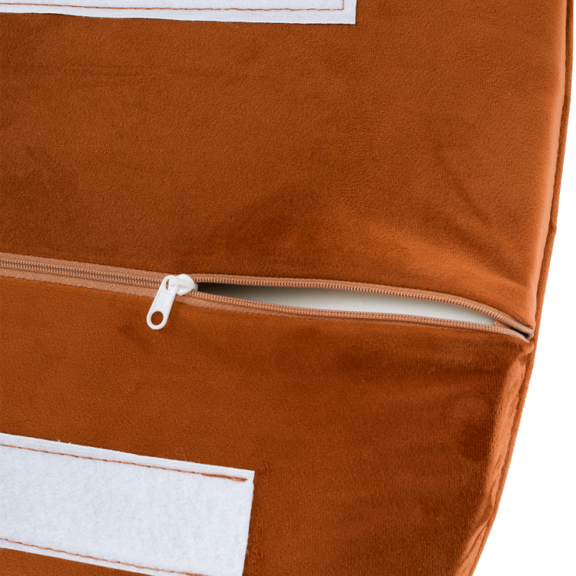 Designer-Sessel, Terrakotta-Samtstoff, AURIL