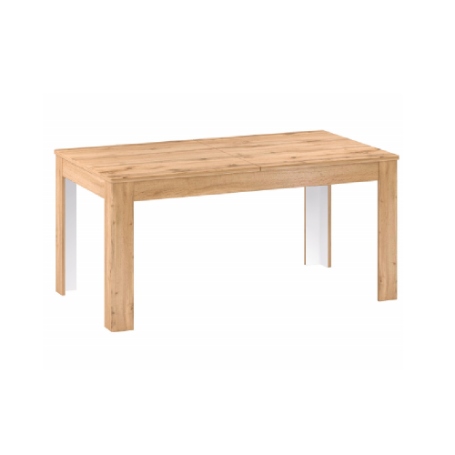 Składany stół do jadalni, dąb Appalachów, 160-200x90 cm, PUSAN S