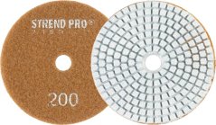 Strend Pro Premium P200 Scheibe, 100 mm, Polieren, Diamant, Klett, Nass-Polieren, Schleifen