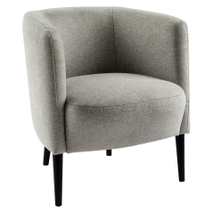 Sessel, hellgrau/schwarz, ALIEN